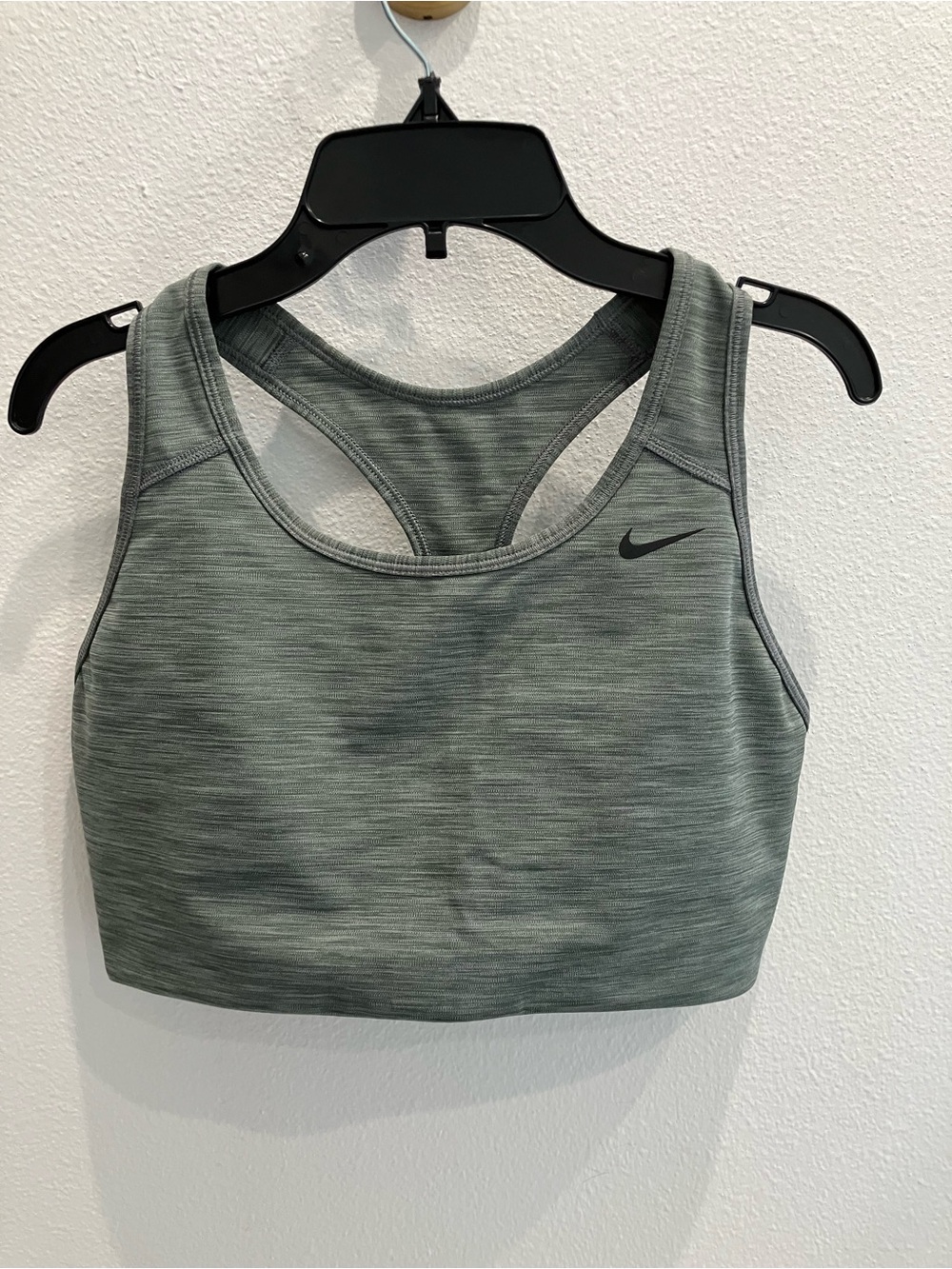Nike Women's Gray Racerback Sports Bra